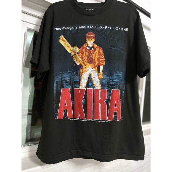 Akira "Neo Tokio' Anime Rare Vintage T-shirt Reprint Wild Oats Single Stitch - Picture 1 of 5